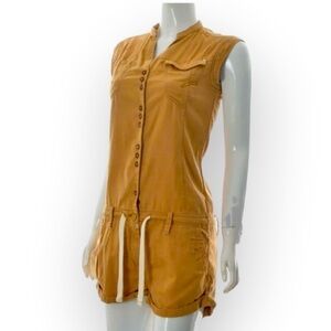 G Star Tan utility romper in size XL